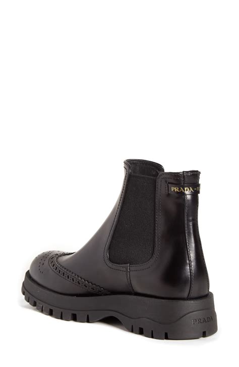 prada lug chelsea boots